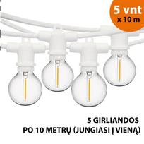 Pirkti Lauko girlianda (LED lemputės) 50 m Perl balta - Photo 1
