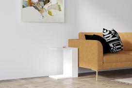 Kalune Design Šoninis stalas Žvaigždė - balta