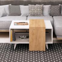 zurnalinis staliukas azuol - Kalune Design Kavos stalelis Dowel - 2 nuotrauka