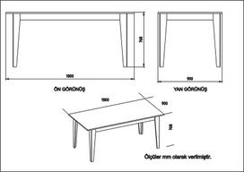 graikiniai riesutai - Kalune Design Pietų stalas Lorenz - 4 nuotrauka