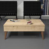 zurnalinis staliukas azuol - Kalune Design Kavos stalelis Best - Oak - 2 nuotrauka