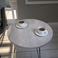 zurnalinis staliukas azuol - Kalune Design Šoninis stalas Sandalf - Sea Oak - 3 nuotrauka