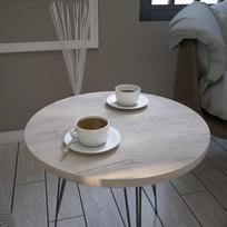 zurnalinis staliukas azuol - Kalune Design Šoninis stalas Sandalf - Sea Oak - 4 nuotrauka