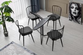 stalas pietu - Kalune Design Pietų stalas Yaprak - 1202. - 4 nuotrauka