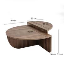 podiumas - Kalune Design Kavos stalelis Podiumas - Walnut. - 7 nuotrauka