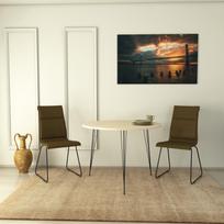 zurnalinis staliukas azuol - Kalune Design Stalas. \ T Sandalf - Oak - 2 nuotrauka