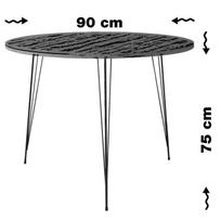 zurnalinis staliukas azuol - Kalune Design Stalas. \ T Sandalf - Oak - 6 nuotrauka