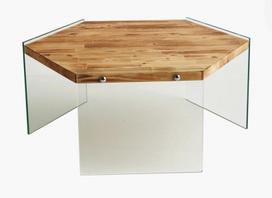 stalas 80 x 70 - Kalune Design Kavos stalelis Hexagon S304 - 1 nuotrauka