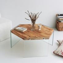 stalas 80 x 70 - Kalune Design Kavos stalelis Hexagon S304 - 3 nuotrauka