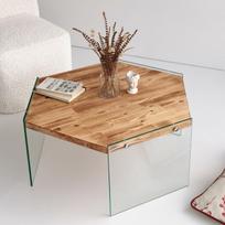 stalas 80 x 70 - Kalune Design Kavos stalelis Hexagon S304 - 5 nuotrauka