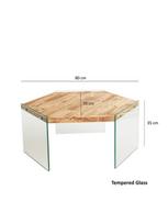 stalas 80 x 70 - Kalune Design Kavos stalelis Hexagon S304 - 7 nuotrauka