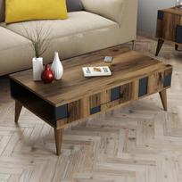 graikiniai riesutai - Kalune Design Kavos stalelis Madrid - Anthracite - 2 nuotrauka
