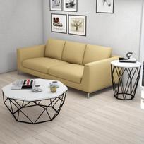 46 57 - Kalune Design Šoninis stalas Sofya - Baltas - 4 nuotrauka