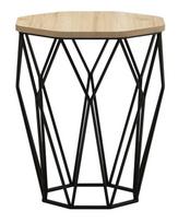 zurnalinis staliukas azuol - Kalune Design Šoninis stalas Sofya - Oak - 1 nuotrauka