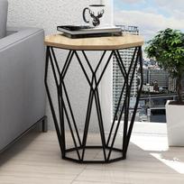 zurnalinis staliukas azuol - Kalune Design Šoninis stalas Sofya - Oak - 4 nuotrauka