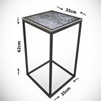 zurnalinis staliukas azuol - Kalune Design Šoninis stalas Pure - Oak - 8 nuotrauka