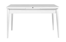 isskleidziamas kavos staliukas - Kalune Design Pietų stalas Vina - Baltas - 1 nuotrauka