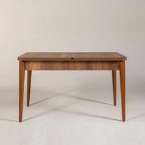 isskleidziamas kavos staliukas - Kalune Design Pietų stalas Vina - Walnut - 4 nuotrauka