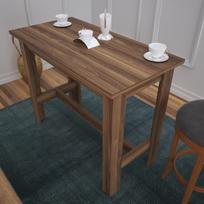 stalas 120 x 60 - Kalune Design Stalas. \ T Barra - Walnut - 3 nuotrauka