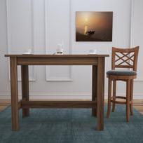 stalas 120 x 60 - Kalune Design Stalas. \ T Barra - Walnut - 4 nuotrauka