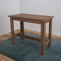 stalas 120 x 60 - Kalune Design Stalas. \ T Barra - Walnut - 5 nuotrauka