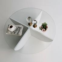lelijos - Kalune Design Kavos stalelis Lelija - balta - 4 nuotrauka