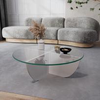 lelijos - Kalune Design Kavos stalelis Lelija - balta - 5 nuotrauka