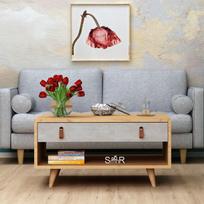 zurnalinis staliukas azuol - Kalune Design Kavos stalelis Brida - 4 nuotrauka