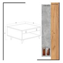 zurnalinis staliukas azuol - Kalune Design Kavos stalelis Brida - 5 nuotrauka