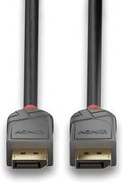 display port laidas - Lindy DisplayPort 1.2 Kabelis Anthra Line 4K60Hz 21.6Gbs 3m - 2 nuotrauka