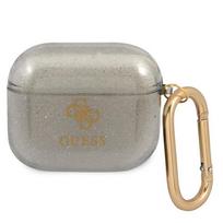 Guess GUA3UCG4GK 4G Glitter Case for Airpods 3 Black