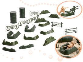 kariniai zaislai - Rinkinys Set Of Soldiers Military Base IKONKX6187 - 2 nuotrauka