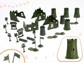 kariniai zaislai - Rinkinys Set Of Soldiers Military Base IKONKX6187 - 3 nuotrauka