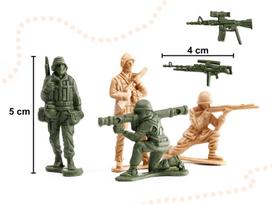 kariniai zaislai - Rinkinys Set Of Soldiers Military Base IKONKX6187 - 4 nuotrauka