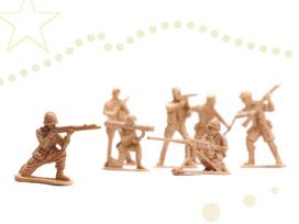 kariniai zaislai - Rinkinys Set Of Soldiers Military Base IKONKX6187 - 6 nuotrauka