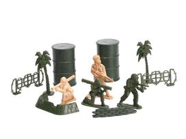 kariniai zaislai - Rinkinys Set Of Soldiers Military Base IKONKX6187 - 7 nuotrauka