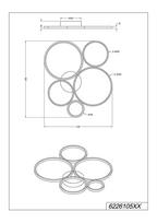 sviestuvaj - Trio Rondo, 49 W, LED - 4 nuotrauka