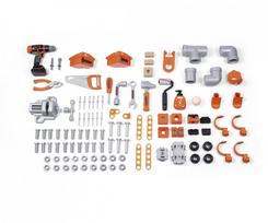 smoby black decker - Žaislinis meistro įrankių rinkinys Smoby Black+Decker Mega Center 7600360726 - 2 nuotrauka