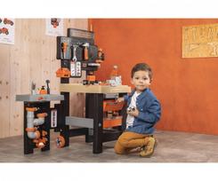 smoby black decker - Žaislinis meistro įrankių rinkinys Smoby Black+Decker Mega Center 7600360726 - 5 nuotrauka
