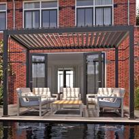 gazebas - Home4you Canopy Mirador, 300 cm x 250 cm - 6 nuotrauka