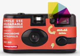 film camera - Lomography Simple Use Reloadable Film Camera LomoChrome Metropolis - 1 nuotrauka