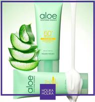 holika holika -  Holika Holika Aloe Soothing Essence SPF50+, 100 ml - 2 nuotrauka