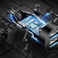 cigarette lighter socket - Baseus Car Charger 2x 3.4A 400W USB - 13 nuotrauka