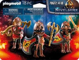 playmobil novelmore - Playmobil - Set of 3 Burnham Raiders 70672 - 3 nuotrauka