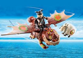playmobil dragon racing - Playmobil - Dragon Racing: Fishlegs and Meatlug 70729 - 6 nuotrauka