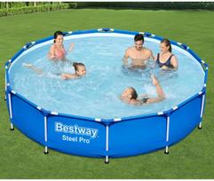 steel pro baseinas - Bestway steel pro karkasinis baseinas, 366x76cm - 4 nuotrauka