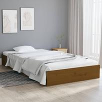 Lovos rėmas, medaus rudos spalvos, 100x200cm, medienos masyvas