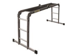 tools kopecios - Universalios aliuminio kopėčios DRABEST  4x3 - 1 nuotrauka