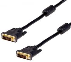 24 pin laidas - Akyga Cable DVI / DVI 1.8m Black - 1 nuotrauka