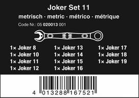 wera joker - Rinkinys Wera Ring Joker, 165 mm, 8 - 19 mm, 11 vnt. - 6 nuotrauka